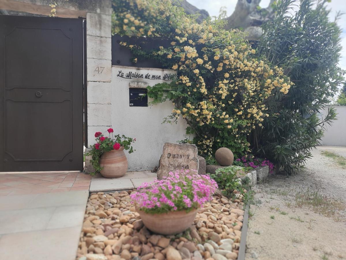 Mas" La Maison De Mon Pere " Proche Avignon A Pujaut Exterior photo